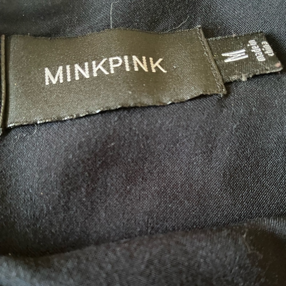 MINKPINK Rose Print Fit and Flare Mini Skater Dress Size M - Picture 2 of 3